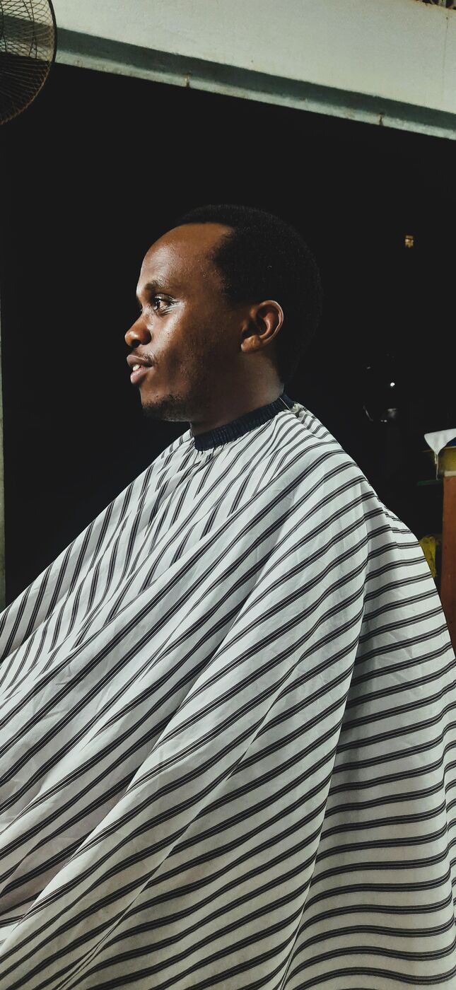 Client at Black Turtle Salon